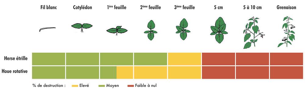 tableau stade intervention houe et herse