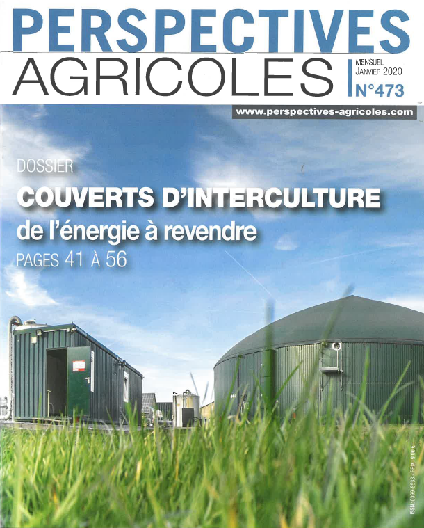 Perspectives Agricoles janvier 2020 systèmes de culture réduire les herbicides en Midi-Pyrénées