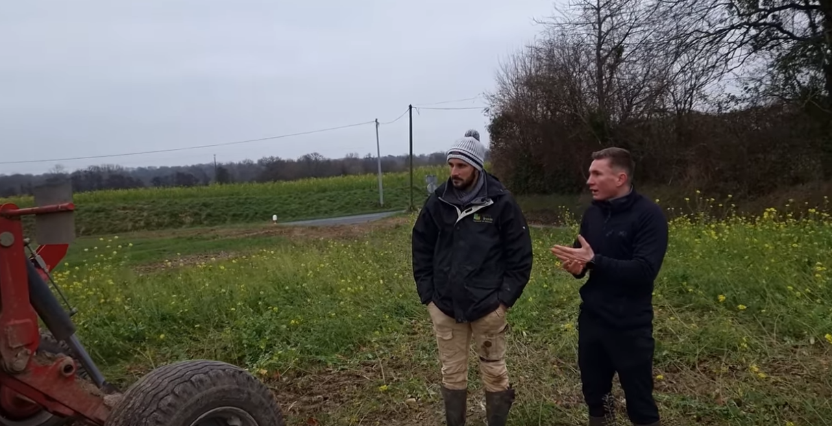 Une vidéo du youtubeur Marc Ponroy avec Mathieu Loos, un expert de Terres Inovia