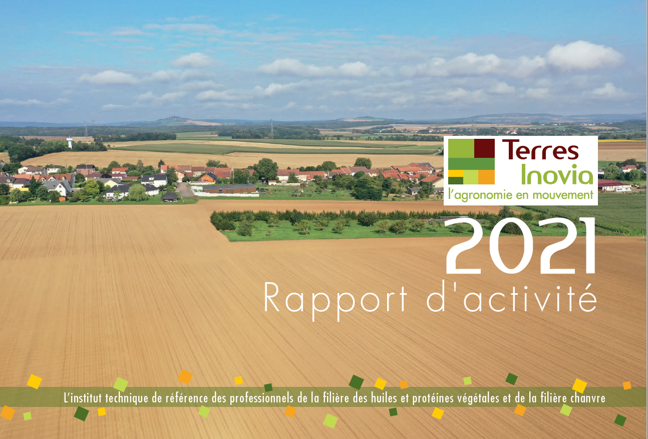 Le rapport d'activité 2021 de Terres Inovia est disponible