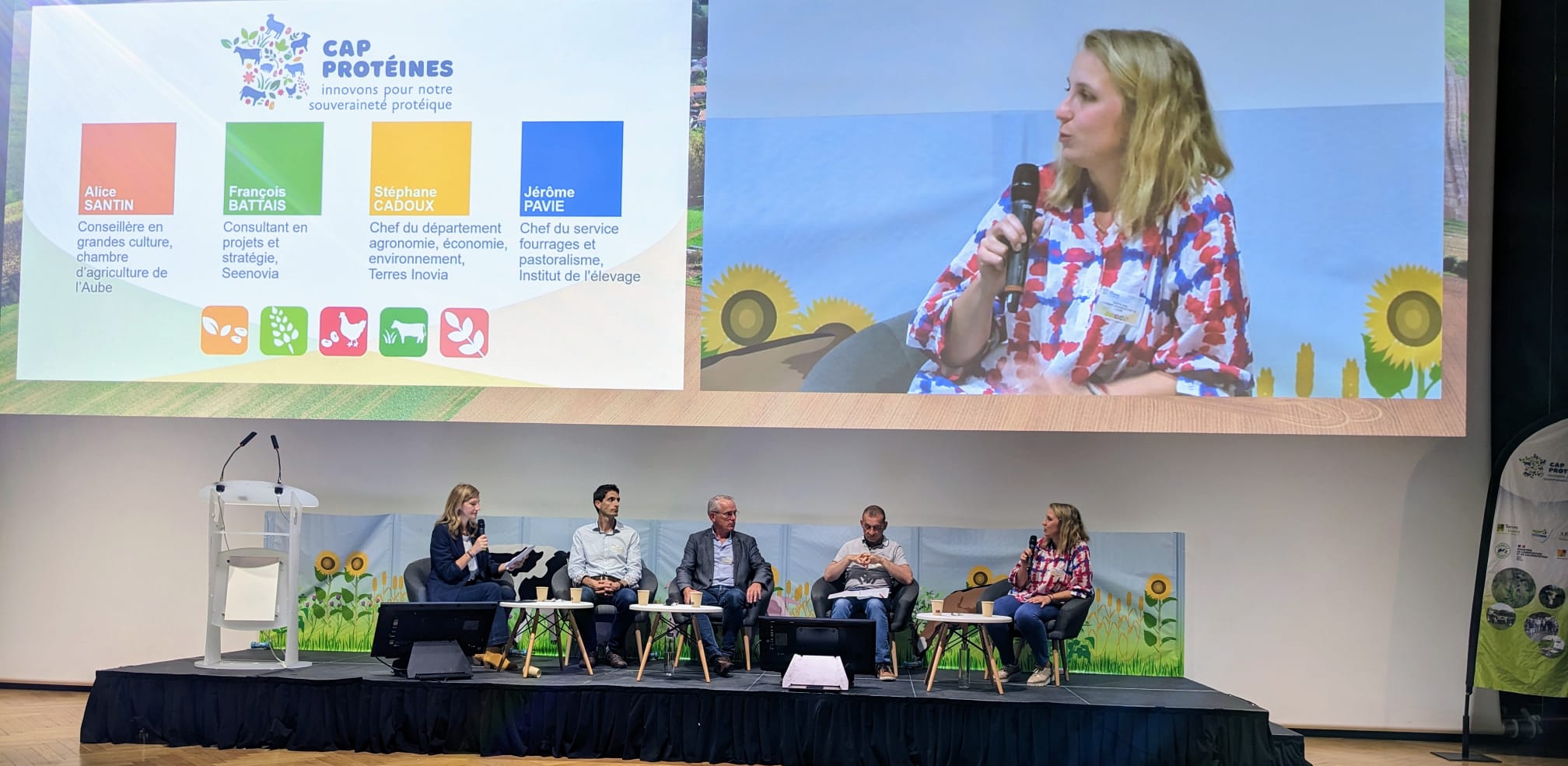 Une table-ronde sur les transitions agroécologiques au colloque Cap Protéines