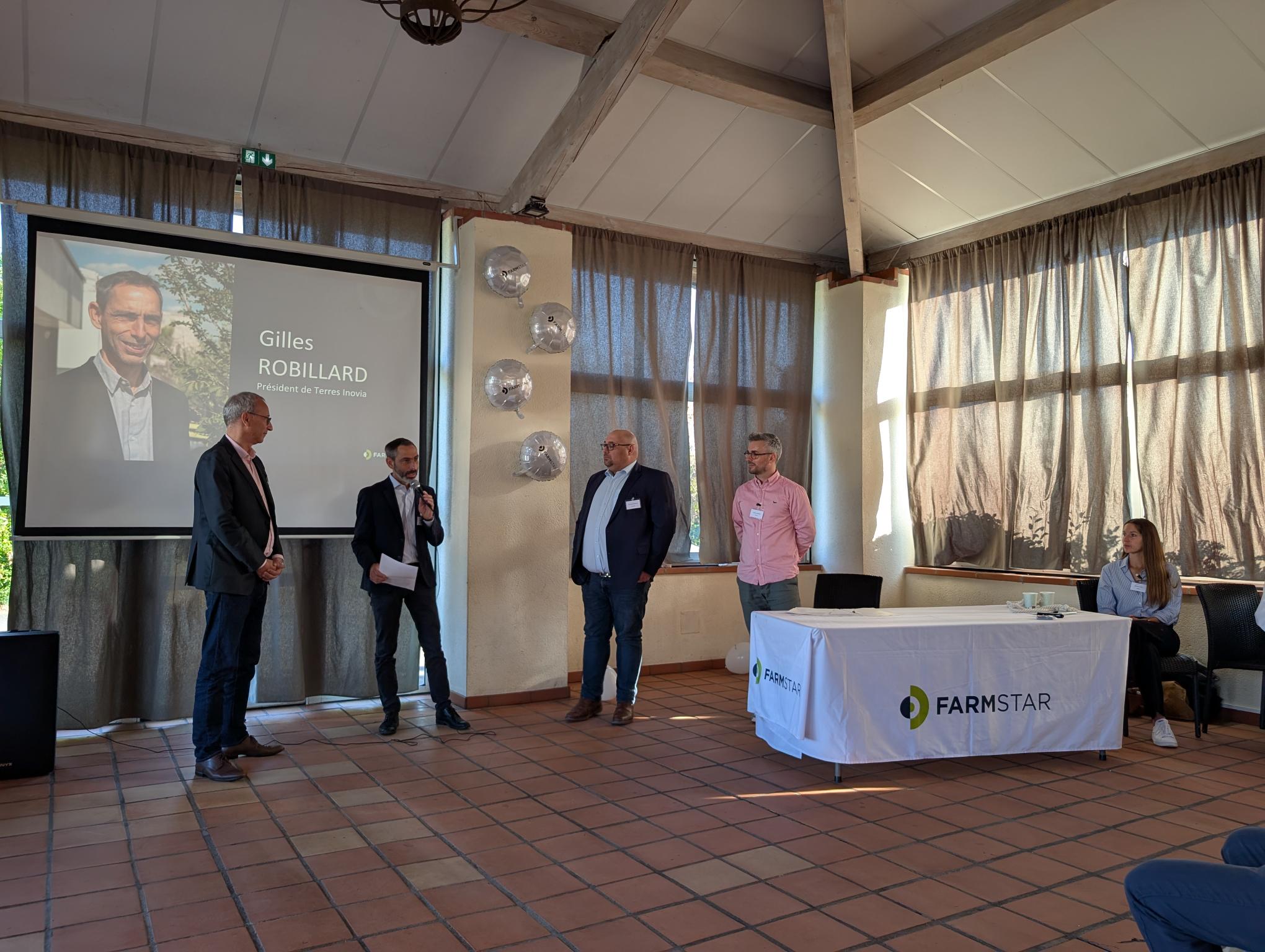 Terres Inovia aux 25 ans de Farmstar