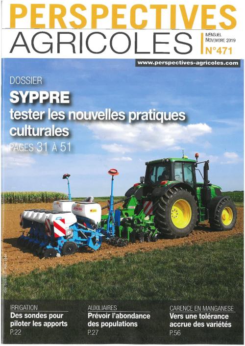 Perspectives Agricoles novembre 2019 Syppre