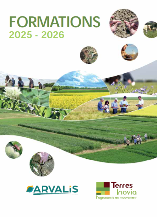 catalogue de formation Arvalis et Terres Inovia 2025-2026