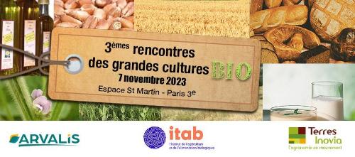 3e rencontres grandes cultures bio arvalis terres inovia itab