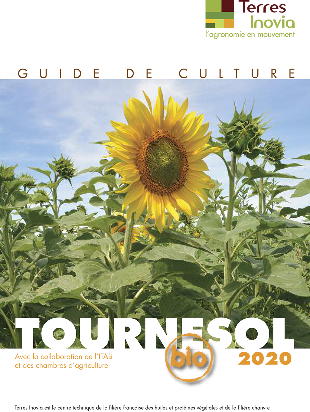 Le guide de culture Tournesol bio par Terres Inovia